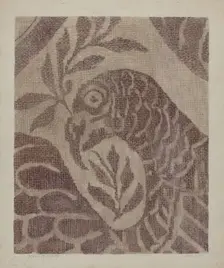 Handwoven Coverlet, c. 1937. Creator: Maud M Holme