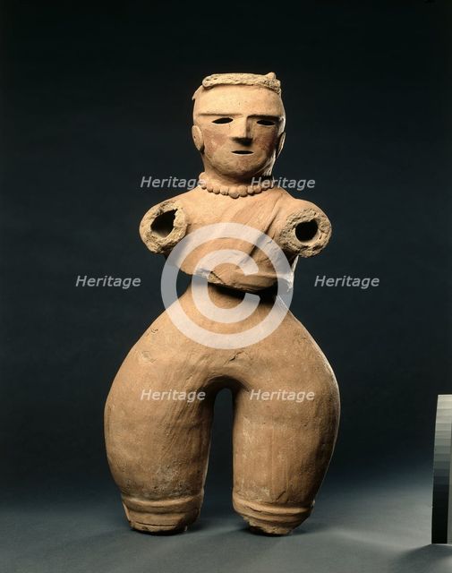 Haniwa Figure of a Female, c. 500s. Creator: Unknown.