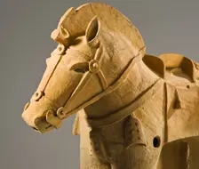 Haniwa Horse (image 2 of 3), 6th century AD. Creator: Unknown