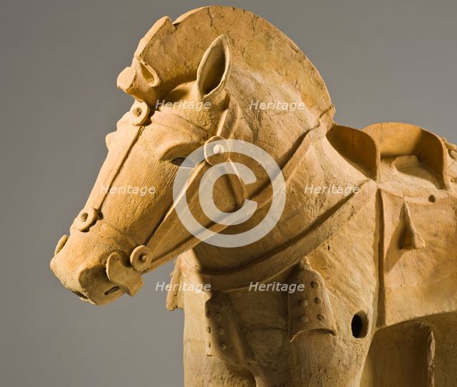 Haniwa Horse (image 2 of 3), 6th century AD. Creator: Unknown.