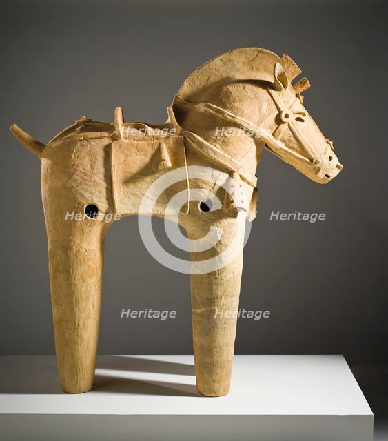 Haniwa Horse (image 3 of 3), 6th century AD. Creator: Unknown.