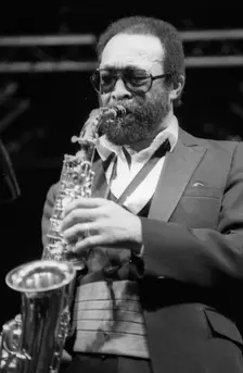 Hank Crawford, Top Rank Suite, Brighton, 1989. Artist: Brian O'Connor