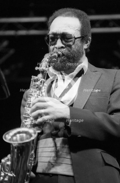 Hank Crawford, Top Rank Suite, Brighton, 1989. Artist: Brian O'Connor.