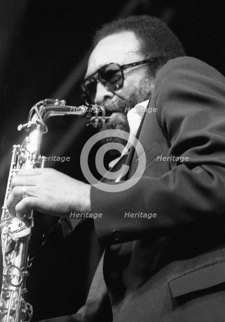 Hank Crawford, Top Rank Suite, Brighton, 1989. Artist: Brian O'Connor.