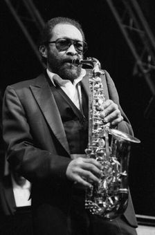 Hank Crawford, Top Rank Suite, Brighton, 1989. Artist: Brian O'Connor