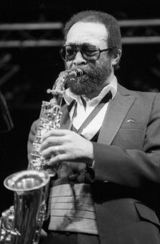 Hank Crawford, Top Rank Suite, Brighton, 1989. Artist: Brian O'Connor