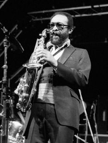 Hank Crawford, Top Rank Suite, Brighton, 1989. Artist: Brian O'Connor