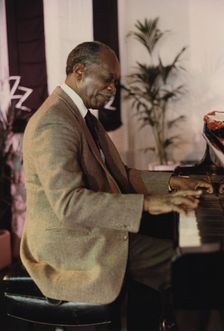 Hank Jones, Jazz Inn Party, Nordwijk, Netherlands, 1989. Creator: Brian Foskett
