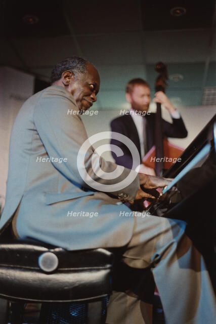 Hank Jones, Jazz Inn Party, Nordwijk, Netherlands, 1989. Creator: Brian Foskett.