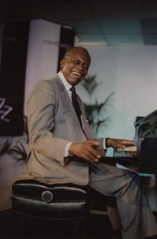 Hank Jones, Jazz Inn Party, Nordwijk, Netherlands, 1989. Creator: Brian Foskett
