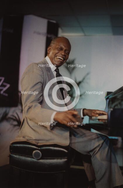Hank Jones, Jazz Inn Party, Nordwijk, Netherlands, 1989. Creator: Brian Foskett.