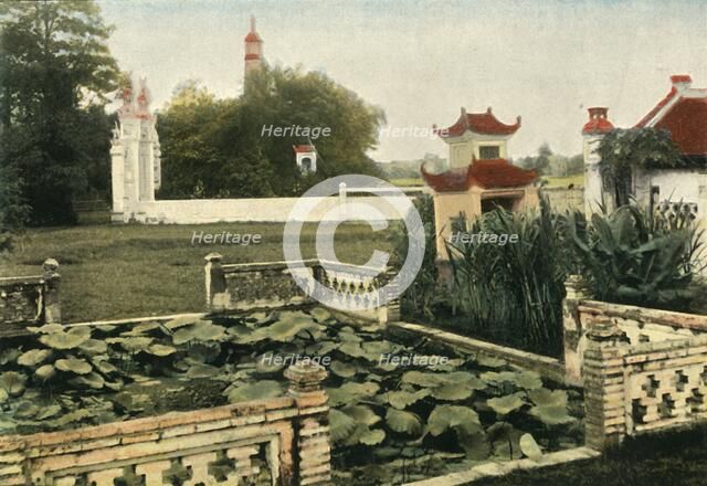'Hanoi. Pagode Du Pinceau', (Hanoi. But Thap Pagoda), 1900. Creator: Unknown.