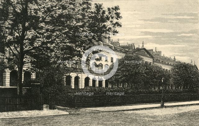'Hanover Terrace, Regent's Park', c1876. Creator: Unknown.