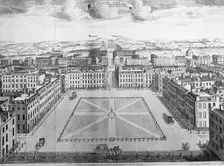 Hanover Square, Westminster, London, early 18th century. Creator: Sutton Nicholls