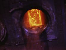 Hanna furnaces of the Great Lakes Steel Corporation, Detroit, Mich. , 1942. Creator: Arthur S Siegel