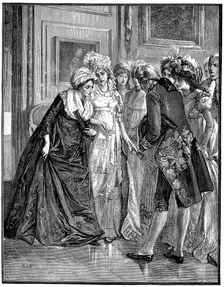 Hannah More being introduced to society, English religious writer