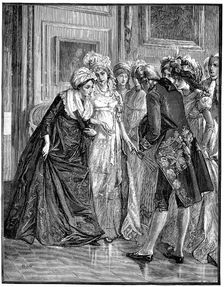 Hannah More being introduced to society, English religious writer