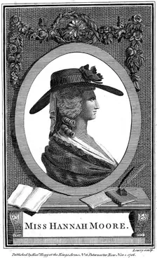 Hannah More, English religions writer, poet and playwright, c1800