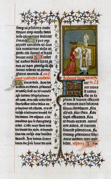 Hannah before Eli the high priest, 1413-1419