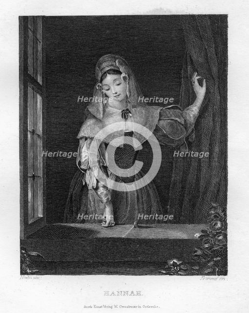'Hannah', c1833. Creator: Carl Ludwig Frommel.