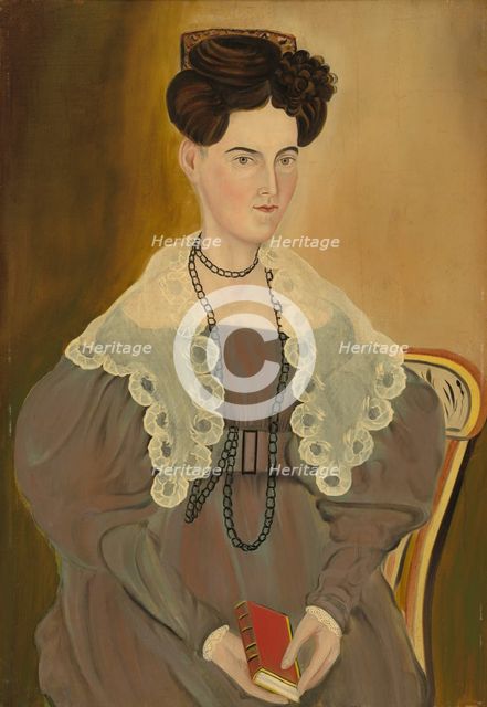 Hannah Fisher Stedman, 1833. Creator: Asahel Powers.