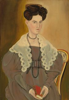 Hannah Fisher Stedman, 1833. Creator: Asahel Powers