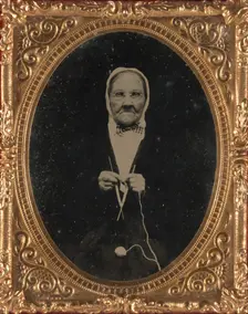 Hannah Hill Fisher Metcalf, 1860-1863. Creator: Unknown
