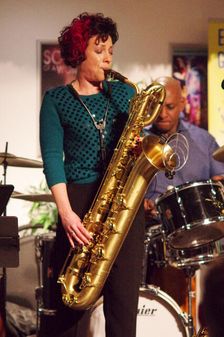 Hannah Horton, Hannah Horton Quartet, East Grinstead Jazz Club, West Suusex, Jan 2025. Creator: Brian O'Connor