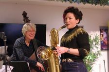 Hannah Horton Quartet, East Grinstead Jazz Club, West Suusex, Jan 2025. Creator: Brian O'Connor