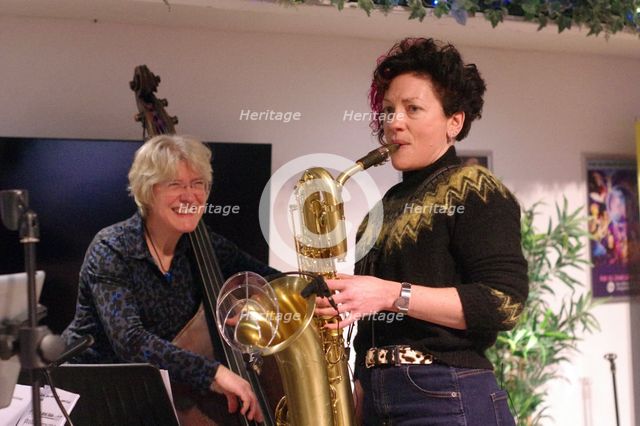 Hannah Horton Quartet, East Grinstead Jazz Club, West Suusex, Jan 2025. Creator: Brian O'Connor.