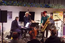 Hannah Horton Quartet, East Grinstead Jazz Club, West Suusex, Jan 2025. Creator: Brian O'Connor