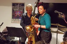 Hannah Horton Quartet, East Grinstead Jazz Club, West Suusex, Jan 2025. Creator: Brian O'Connor