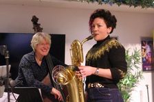 Hannah Horton Quartet, East Grinstead Jazz Club, West Suusex, Jan 2025. Creator: Brian O'Connor