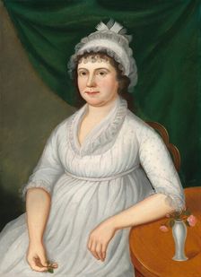 Hannah Lemmon Corcoran (Mrs. Thomas Corcoran), c. 1802/1810. Creator: Charles Peale Polk
