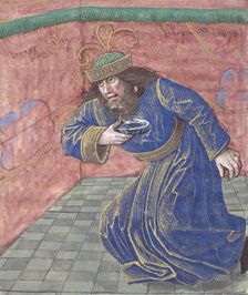 Hannibal drinking a cup of poison, c1470-1483. Creator: Unknown