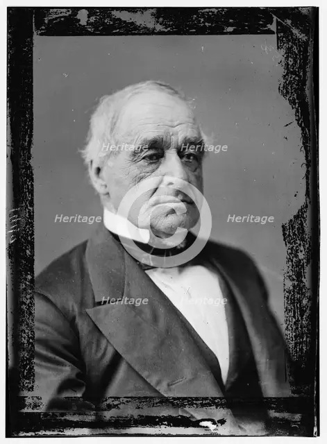 Hannibal Hamlin of Maine, between 1860 and 1875. Creator: Unknown.