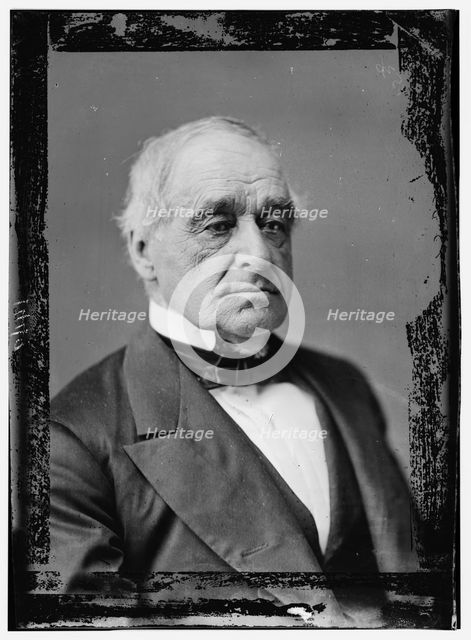 Hannibal Hamlin of Maine, between 1860 and 1875. Creator: Unknown.