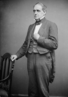 Hannibal Hamlin, between 1855 and 1865. Creator: Unknown