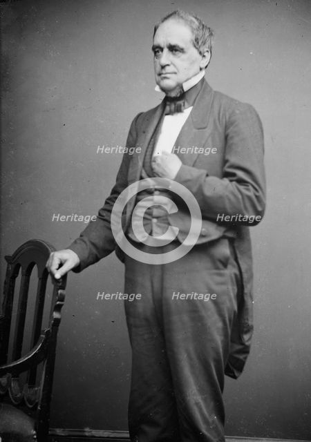 Hannibal Hamlin, between 1855 and 1865. Creator: Unknown.