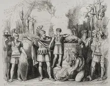 Hannibal's oath, 1852. Creator: José Severini