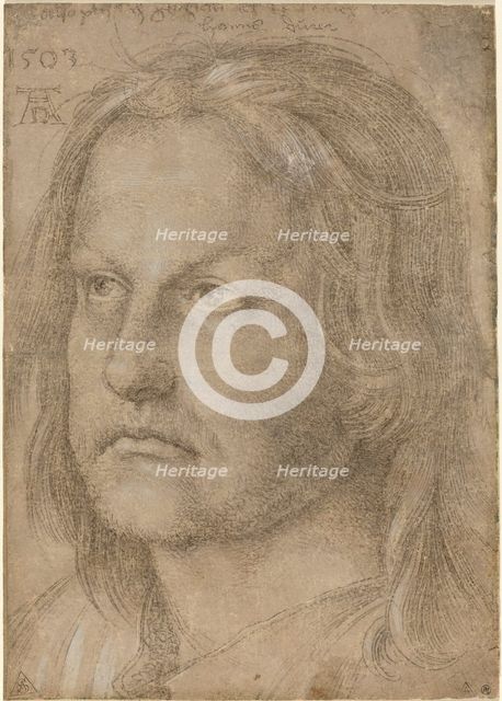 Hanns Dürer, Brother of Albrecht Dürer, probably 1510. Creator: Albrecht Durer.
