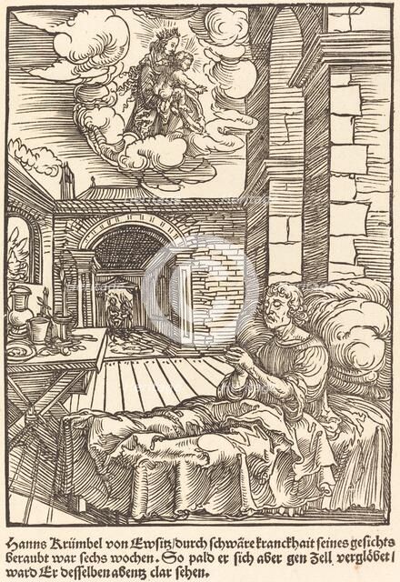 Hanns Krumbel von Ewsitz... d'organdie, c. 1503. Creator: Master of the Legend Scenes.
