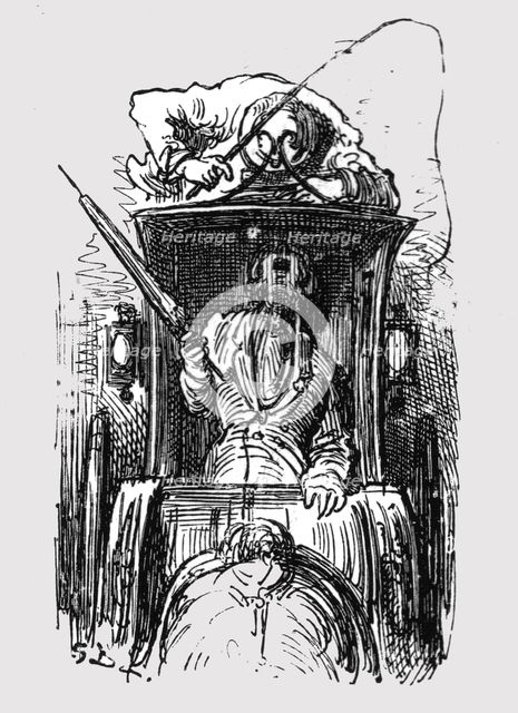 'Hansom Cab', 1872.  Creator: Gustave Doré.