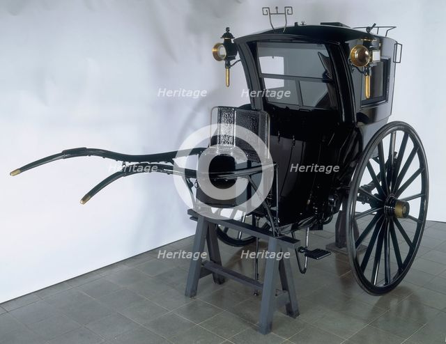Hansom cab, 19th century. Creator: Unknown.