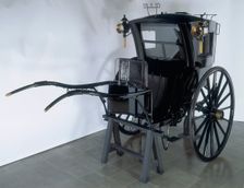 Hansom cab, 19th century. Creator: Unknown