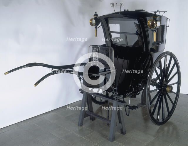 Hansom cab, 19th century. Artist: Unknown