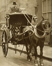 Hansom cab, c1910, (1935). Creator: Unknown