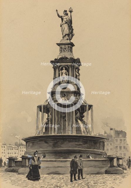 Hansa-Brunnen, 1893. Creator: Fritz Stoltenberg.