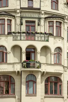 Hansahaus am Wielandplatz Apartment building, Weimar, Germany, (1905), 2018. Artist: Alan John Ainsworth