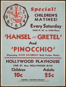 Hansel and Gretel, Los Angeles, [193-]. Creator: Unknown